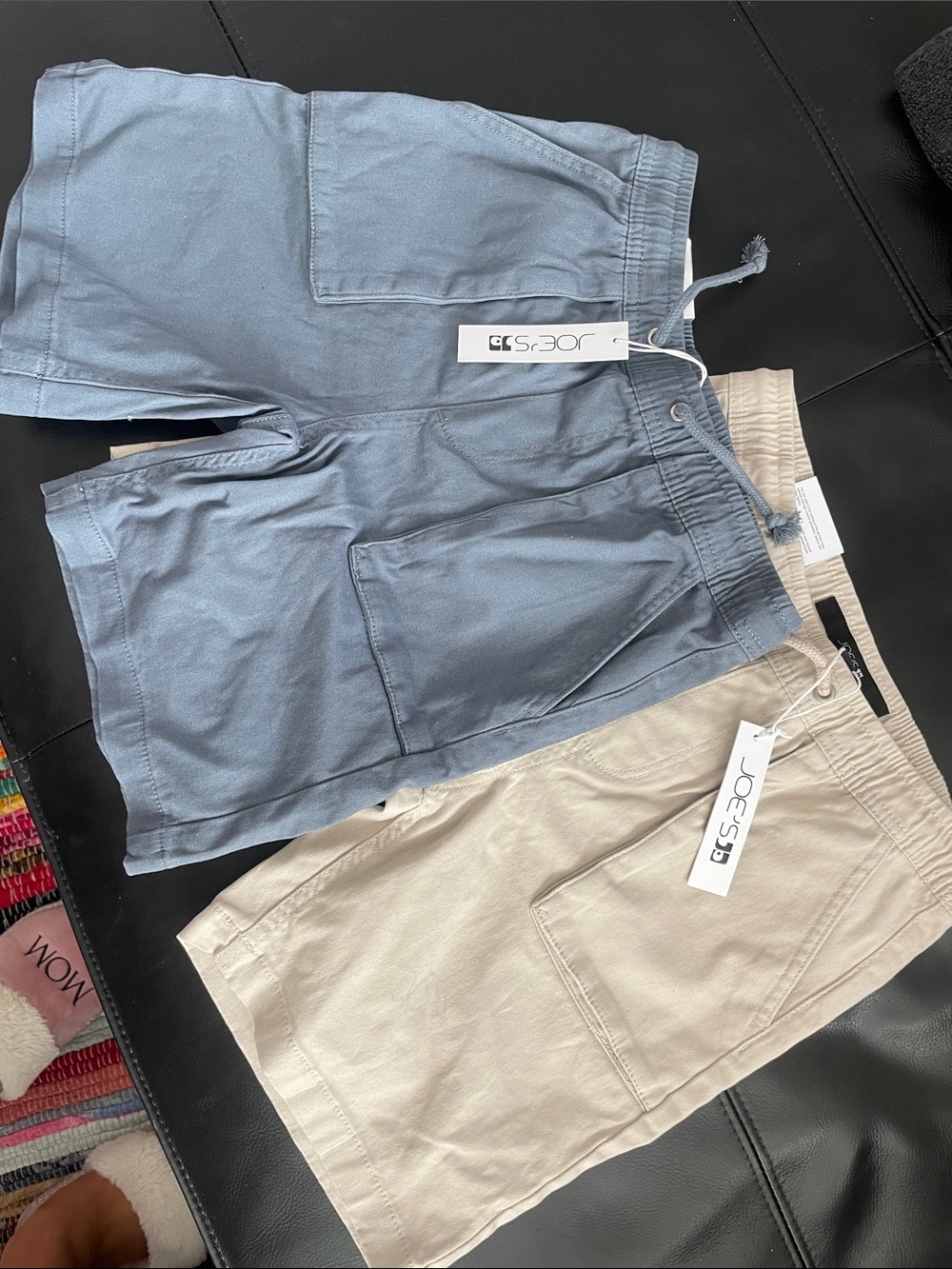 Boys Joe's Jeans Blue and Beige Casual Drawstring Shorts 2 for 1